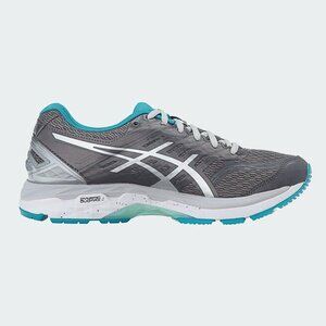 ASICS Women's GT-2000 5 Running Shoes Size 8 In Carbon Silver Arctic Aqua